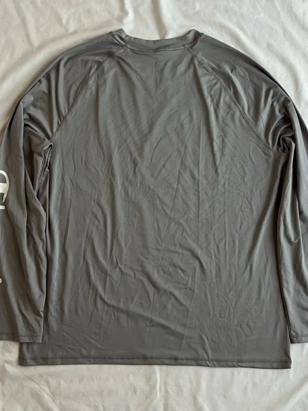 Champion Light Gray Long-Sleeve UPF 50+ Sun Tee Rash Guard - Men's Large